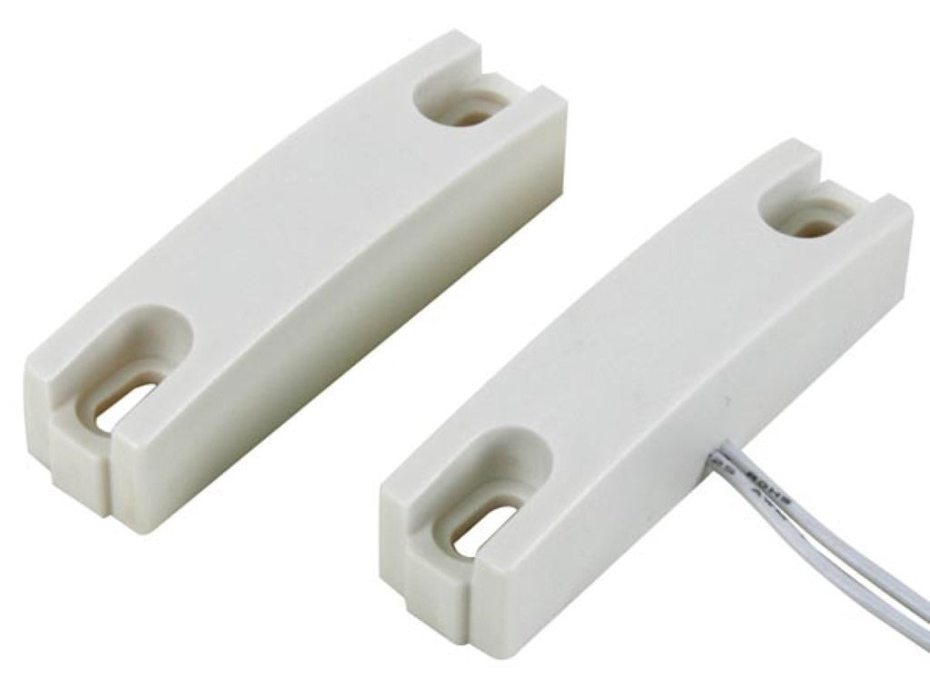 Magneetcontact - Met bedrading - Wit Magneetcontact - Met bedrading - Wit